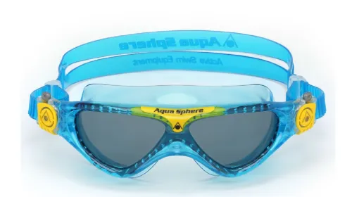Aqua/Yellow Frame - Smoke Lens